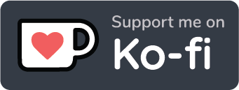 Support me on Kofi badget